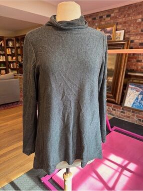 Eileen Fisher Merino wool tencel tunic petite sz S